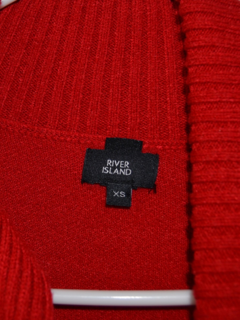 Red Asymmetrical Sweater - Picture 3 of 3